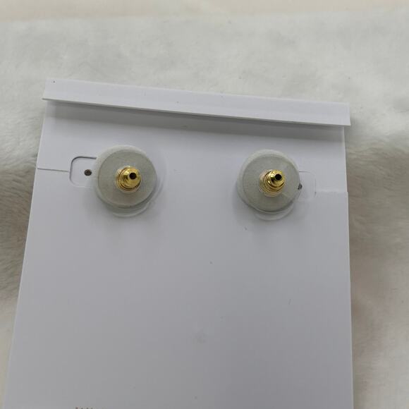 Kendra Scott x LoveShackFancy Pearl Bow Gold Statement Earrings - Picture 8 of 8